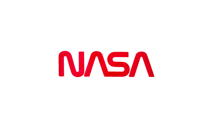 Logotipo da Nasa, de 1975, que inspirou a criação da tipografia Nasalization.