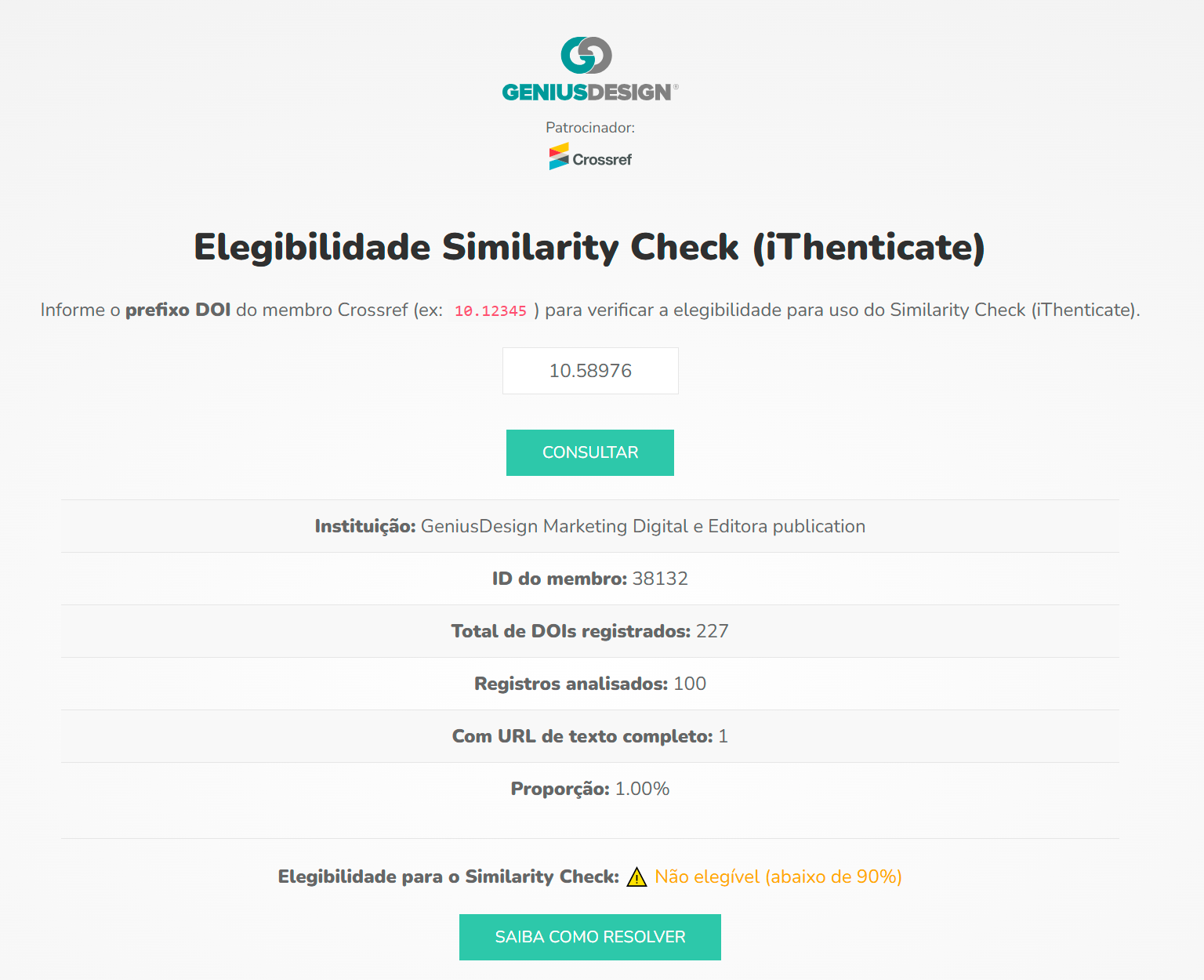202602 tutorial similaritycheck elegibilidade no