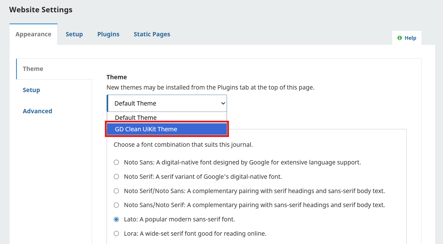 ojsthemes tutorial instalar5 en